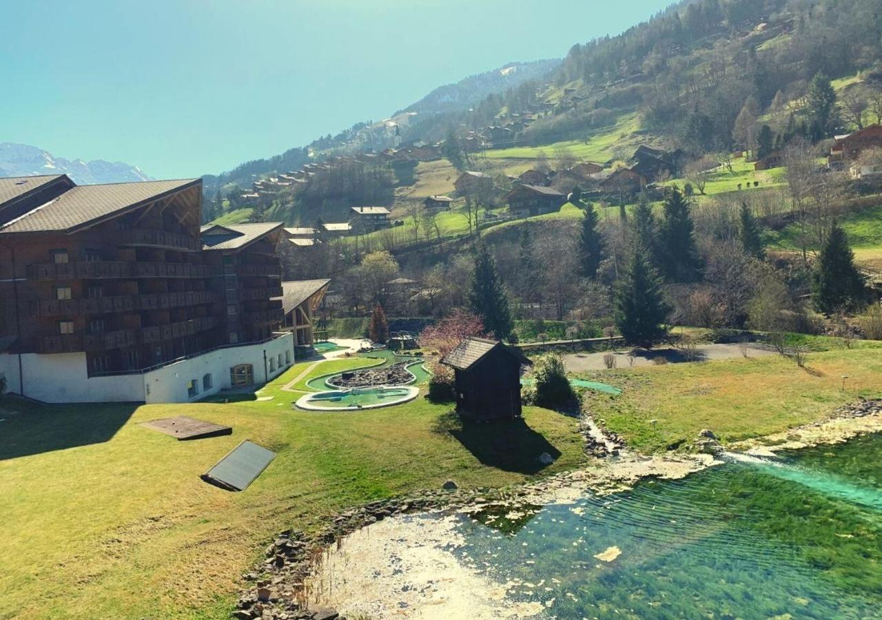 Aparthotel Mountain River Resort Val dʼIlliez Eksteriør billede